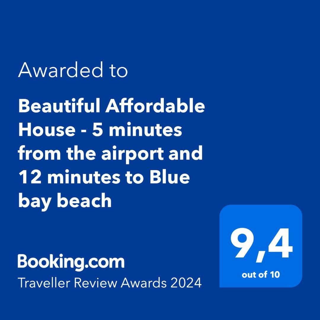 Beautiful Affordable House - 5 Minutes From The Airport And 12 Minutes To Blue Bay Beach Mon Tresor Bagian luar foto